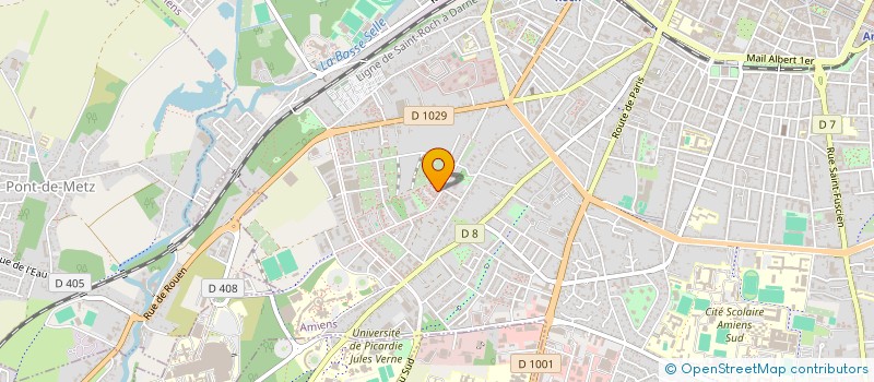 localisation de l'entreprise ASSOCIATION DE LA DIASPORA AFRICAINE D'AMIENS  AMIENS