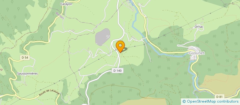 localisation de l'entreprise ASSOCIATION DE LA DRAILHE  GIJOUNET