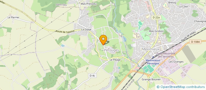 localisation de l'entreprise ASSOCIATION DE LA FERME DE PEROUGES à PEROUGES
