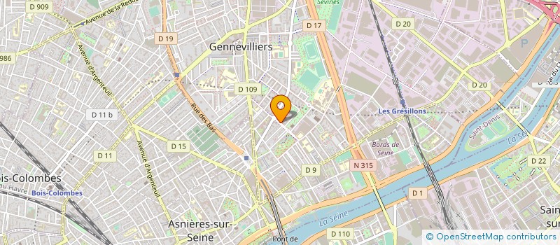 localisation de l'entreprise ASSOCIATION DE LA FLAMME EUROPEENNE DU GAZ : CONSERVATION DU PATRIMOINE GAZIER à BOIS-COLOMBES