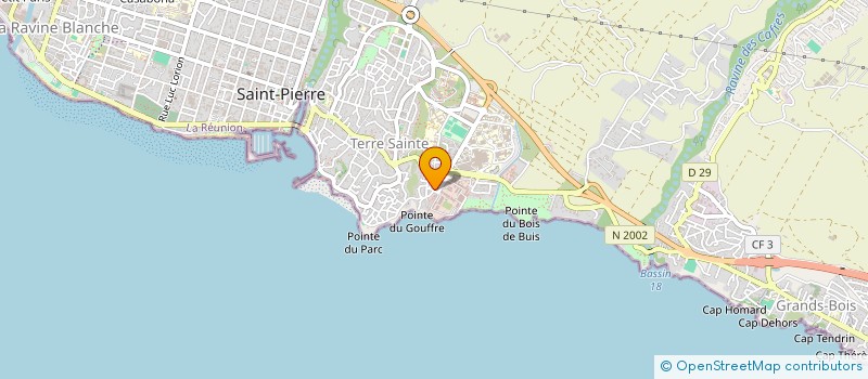 localisation de l'entreprise ASSOCIATION DE LA FONDATION DU SERVICE MILITAIRE ADAPTE DE LA REUNION à SAINT-PIERRE