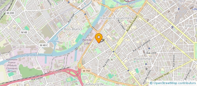 localisation de l'entreprise ASSOCIATION DE LA GRANDE BRASSERIE à LILLE