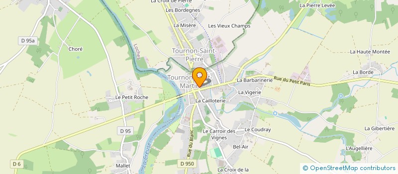 localisation de l'entreprise ASSOCIATION DE LA HUPPE à TOURNON-SAINT-MARTIN