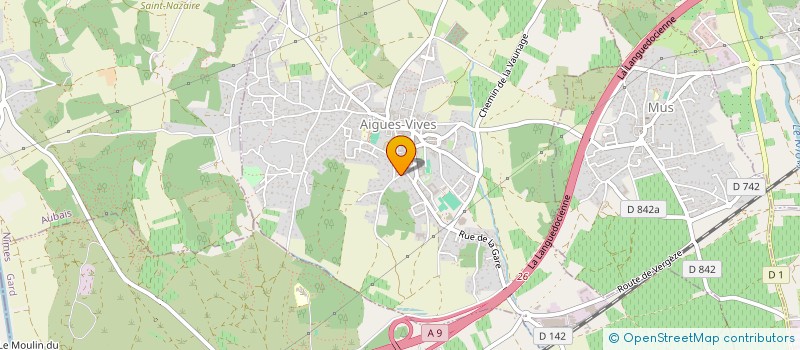 localisation de l'entreprise ASSOCIATION DE LA JEUNESSE AIGUES-VIVOISE à AIGUES-VIVES