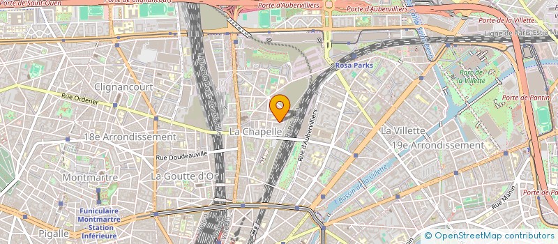 localisation de l'entreprise ASSOCIATION DE LA JEUNESSE AMBITIEUSE DE PARIS (AJAPS)  PARIS