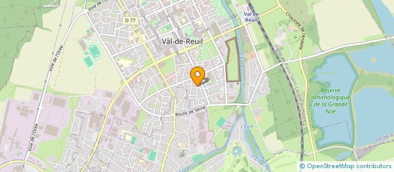 localisation de l'entreprise ASSOCIATION DE LA JEUNESSE KURDE  VAL-DE-REUIL