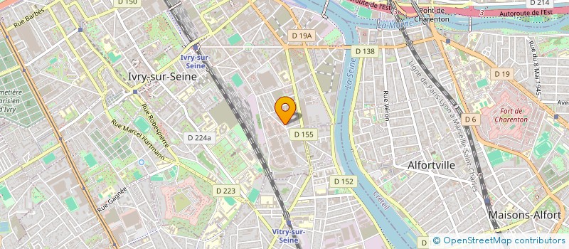 localisation de l'entreprise ASSOCIATION DE LA JEUNESSE SAHRAOUIE DE FRANCE  IVRY-SUR-SEINE