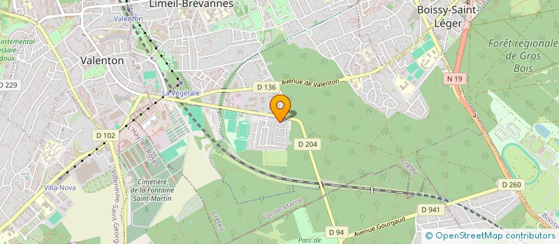 localisation de l'entreprise ASSOCIATION DE LA JOURNEE INTERNATIONALE DE LA FEMME AFRICAINE  LIMEIL-BREVANNES