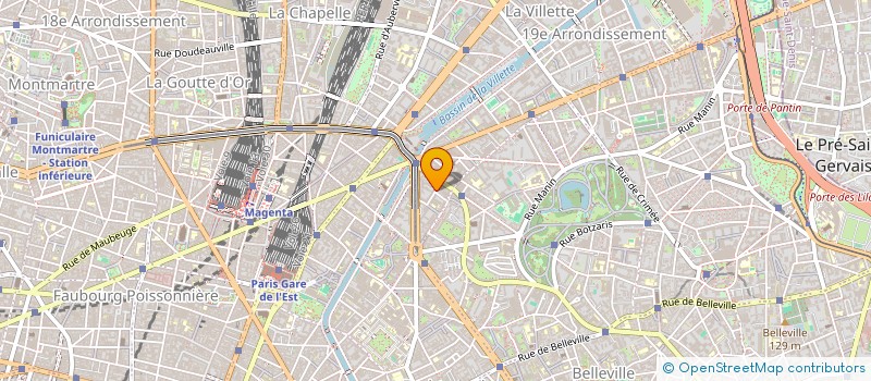 localisation de l'entreprise ASSOCIATION DE LA LUNE  PARIS