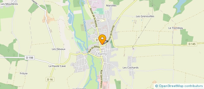 localisation de l'entreprise ASSOCIATION DE LA MAISON DE SANTE  CHARNY OREE DE PUISAYE