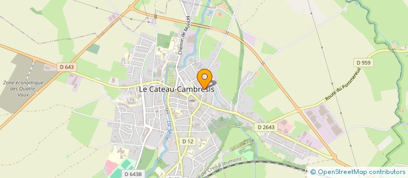 localisation de l'entreprise ASSOCIATION DE LA MAISON DES ENFANTS à LE CATEAU-CAMBRESIS