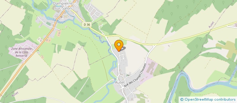 localisation de l'entreprise ASSOCIATION DE LA MONTAGNE DE LA ROCHE  AUTET