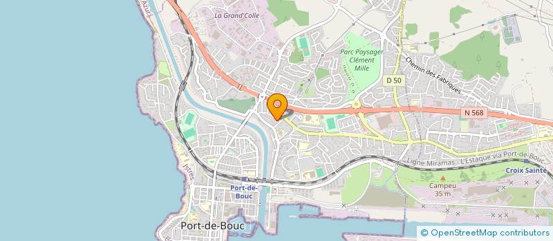 localisation de l'entreprise ASSOCIATION DE LA MOSQUEE DE PORT DE BOUC  PORT-DE-BOUC