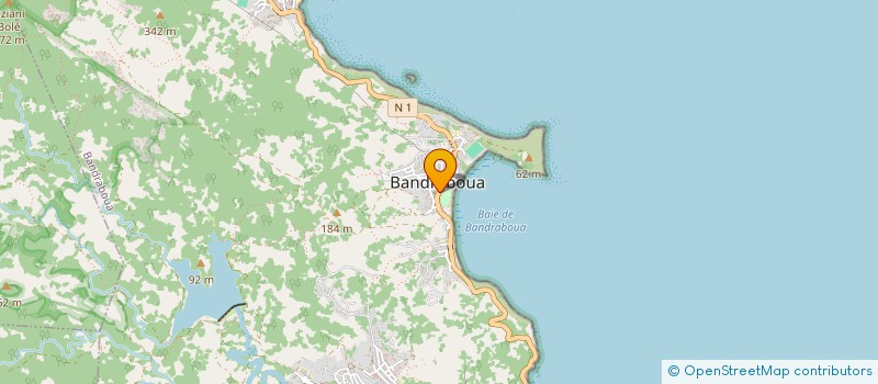 localisation de l'entreprise ASSOCIATION DE LA MOSQUEE DE VENDREDI DE BANDRABOUA (A M V B) à BANDRABOUA