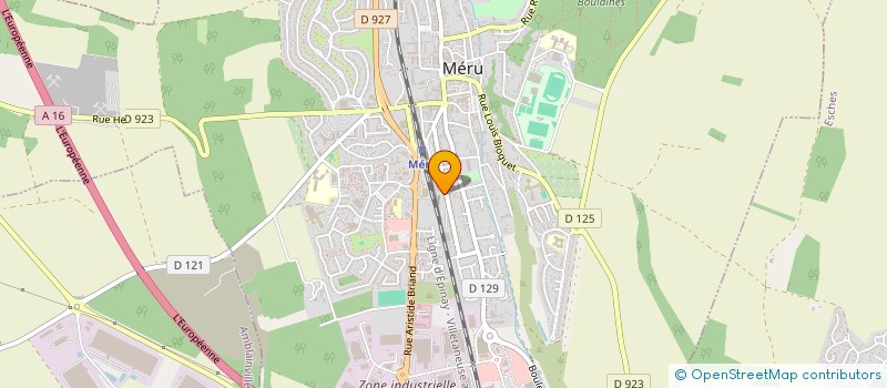 localisation de l'entreprise ASSOCIATION DE LA MOSQUEE ENNOUR DE MERU  MERU