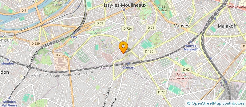 localisation de l'entreprise ASSOCIATION DE LA MOTE à ISSY-LES-MOULINEAUX