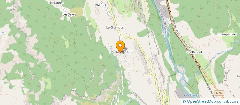 localisation de l'entreprise ASSOCIATION DE LA MOUTHE  FREISSINIERES