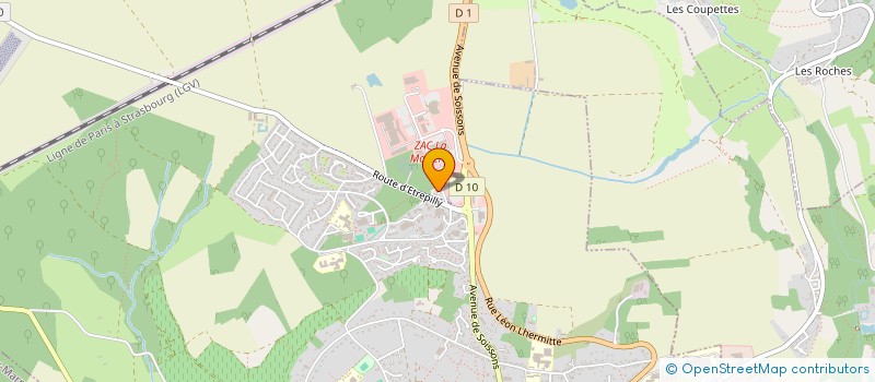 localisation de l'entreprise ASSOCIATION DE LA MSP DE CHATEAU-THIERRY à CHATEAU-THIERRY