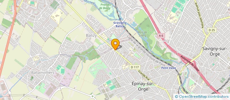 localisation de l'entreprise ASSOCIATION DE LA NOESE  EPINAY-SUR-ORGE