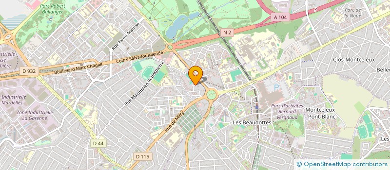 localisation de l'entreprise ASSOCIATION DE LA PAIX à AULNAY-SOUS-BOIS