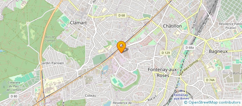 localisation de l'entreprise ASSOCIATION DE LA PLATEFORME EUROPEENNE NERIS : NERIS PLATFORM ASSOCIATION à FONTENAY-AUX-ROSES