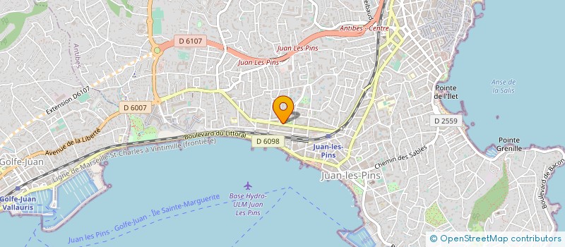 localisation de l'entreprise ASSOCIATION DE LA PLUME AU PIANO à ANTIBES