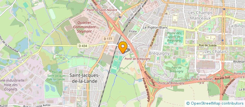 localisation de l'entreprise ASSOCIATION DE LA RABLAIS  SAINT-JACQUES-DE-LA-LANDE