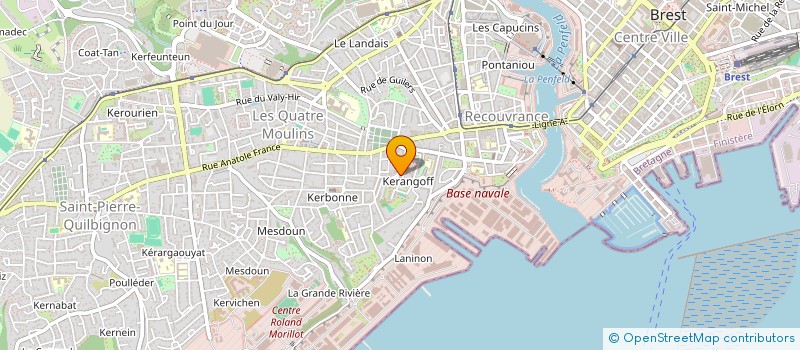 localisation de l'entreprise ASSOCIATION DE LA REGION DE DIMANI-COMORES A BREST FRANCE à BREST