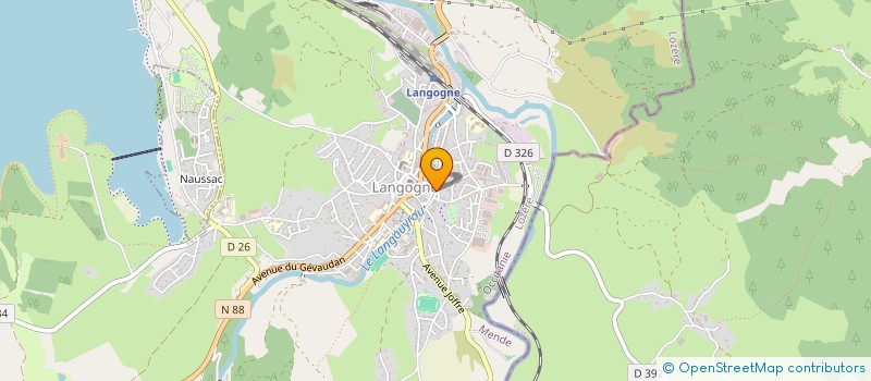 localisation de l'entreprise ASSOCIATION DE LA RESIDENCE SAINT NICOLAS à LANGOGNE