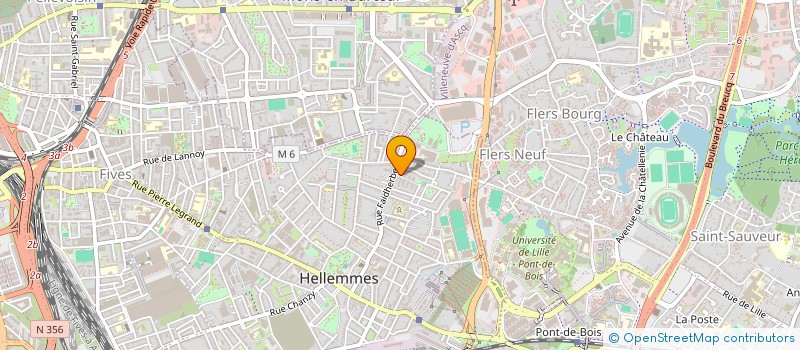 localisation de l'entreprise ASSOCIATION DE LA RUE DE LA FERME CASTEL D'HELLEMMES à LILLE