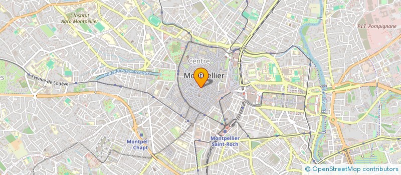 localisation de l'entreprise ASSOCIATION DE LA RUE DU BRAS DE FER à MONTPELLIER