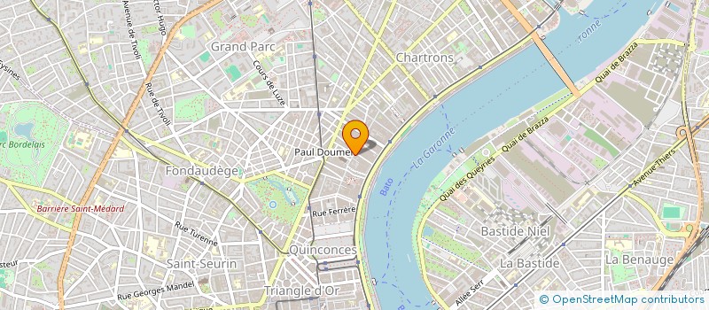 localisation de l'entreprise ASSOCIATION DE LA RUE NOTRE DAME DES CHARTRONS  BORDEAUX