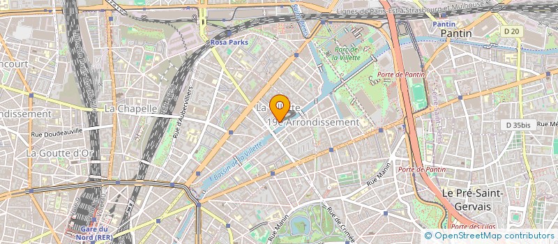 localisation de l'entreprise ASSOCIATION DE LA RUE TANDOU  PARIS