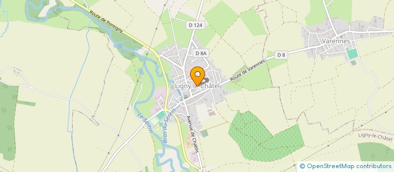 localisation de l'entreprise ASSOCIATION DE LA SAINT-VINCENT TOURNANTE DE LIGNY-LE-CHATEL  LIGNY-LE-CHATEL