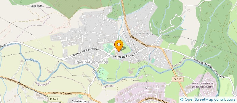 localisation de l'entreprise ASSOCIATION DE LA SALVETAT  PAYRIN-AUGMONTEL