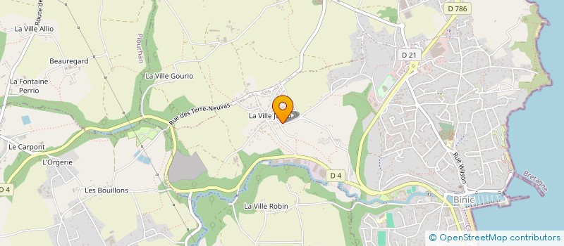 localisation de l'entreprise ASSOCIATION DE LA SOURCE A LA MER  BINIC-ETABLES-SUR-MER