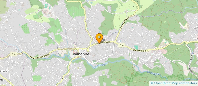 localisation de l'entreprise ASSOCIATION DE LA SYNAGOGUE DE VALBONNE  VALBONNE