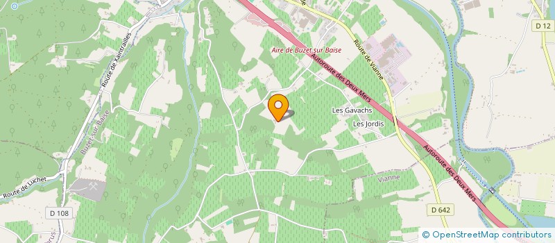 localisation de l'entreprise ASSOCIATION DE LA TERRE A LA TABLE  BUZET-SUR-BAISE