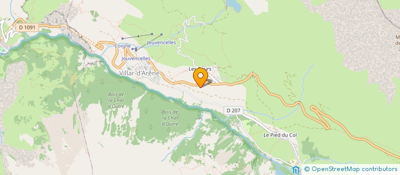 localisation de l'entreprise ASSOCIATION DE LA VERZILLA  VILLAR-D ARENE