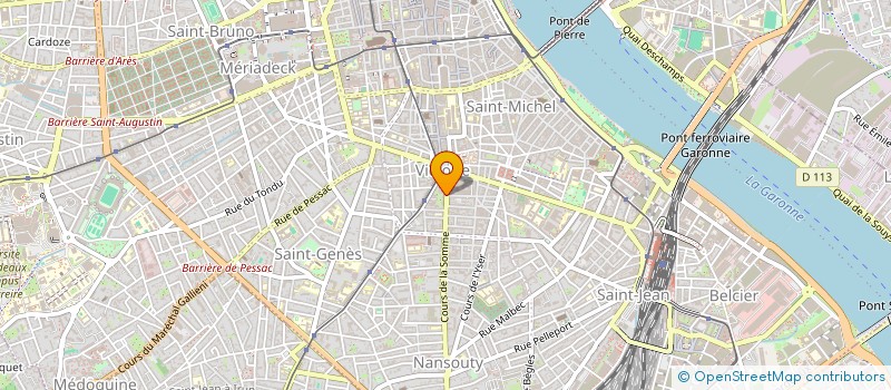 localisation de l'entreprise ASSOCIATION DE LA VIE SPORTIVE  BORDEAUX