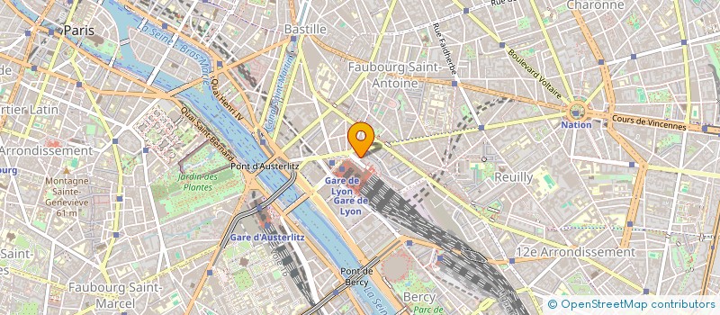 localisation de l'entreprise ASSOCIATION DE LA ZAC D UVIRA  PARIS