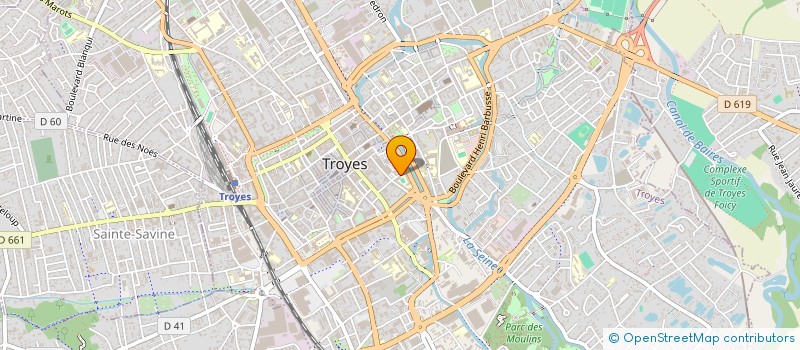 localisation de l'entreprise ASSOCIATION DE LA ZEP DES JACOBINS  TROYES