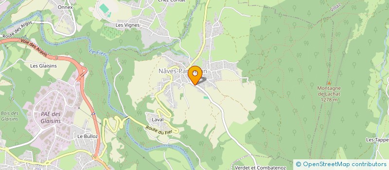 localisation de l'entreprise ASSOCIATION DE LITTERATURE ET DE POESIE DES SAVOIE à NAVES-PARMELAN