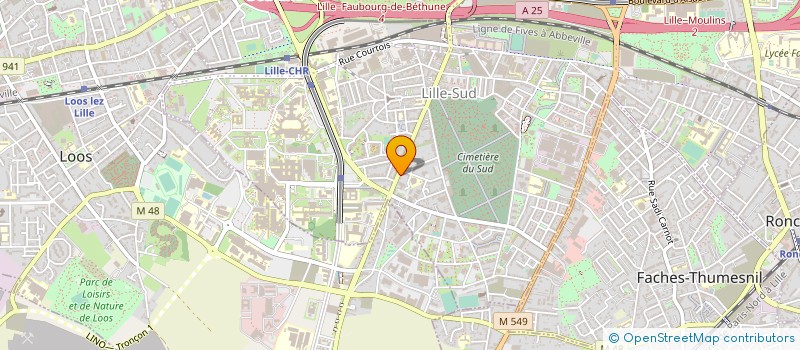 localisation de l'entreprise ASSOCIATION DE LOCATAIRES SUDHE à LILLE