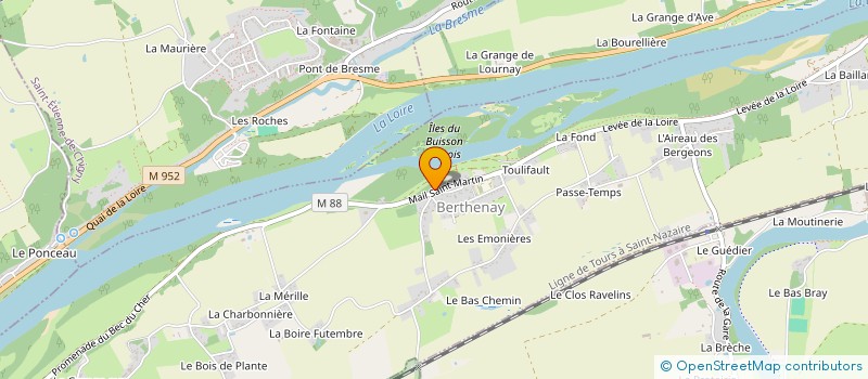 localisation de l'entreprise ASSOCIATION DE LOISIRS AUTOBOBOL  BERTHENAY