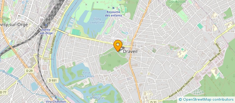 localisation de l'entreprise ASSOCIATION DE LOISIRS CULTURELS ET EDUCATIFS DE DRAVEIL à DRAVEIL