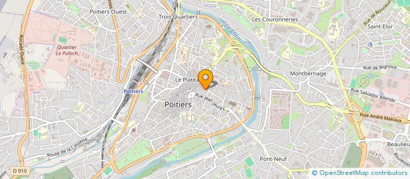 localisation de l'entreprise ASSOCIATION DE LOISIRS D'ENTRAIDE ET DE CULTURE  SAINT-BENOIT