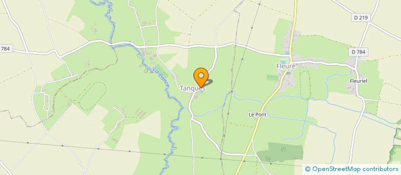 localisation de l'entreprise ASSOCIATION DE LOISIRS DE SENTILLY  MONTS-SUR-ORNE