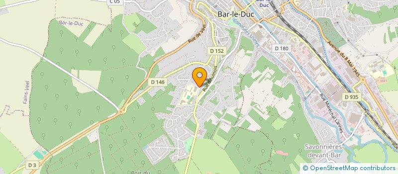 localisation de l'entreprise ASSOCIATION DE LOISIRS DES AMIS DE LA VILLE HAUTE à BAR-LE-DUC