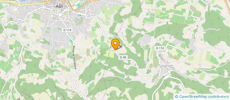 localisation de l'entreprise ASSOCIATION DE LOISIRS DU PAYS D'APT  APT